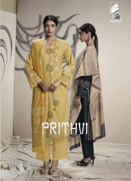 Prithvi By Sahiba Heavy Printed Cotton Dress Material Wholesalers In Delhi